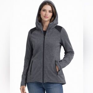 Athleta Women’s Medium Grey Hooded Zip-Up Jacket